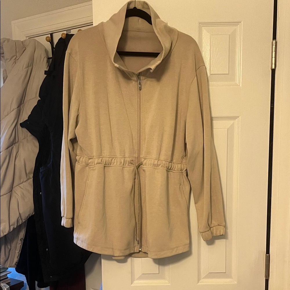 Lululemon Athletica Beige Utility Jacket